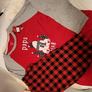 Cuddl Duds Christmas pajamas NWT